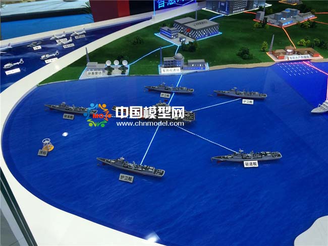 智慧海洋解決方案沙盤模型
