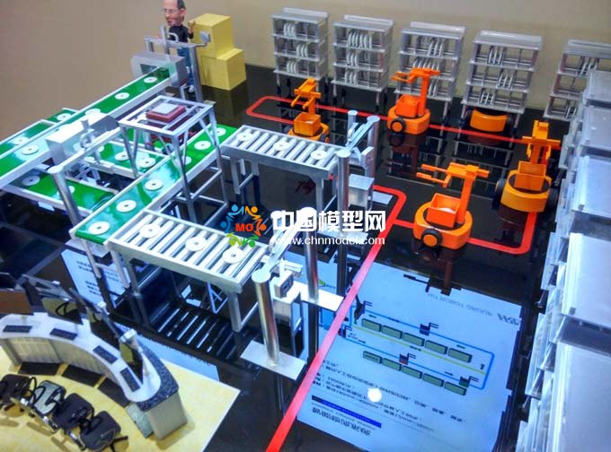 飲料灌裝生產(chǎn)線模型