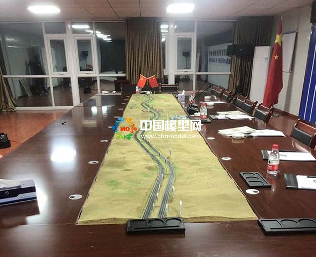 沙漠高速公路沙盤模型