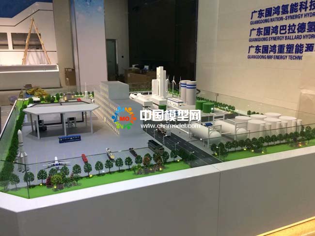氫能源應(yīng)用場(chǎng)景沙盤模型，氫燃料電池沙盤模型