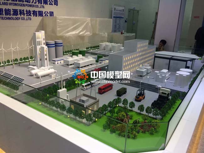 氫能源應(yīng)用場(chǎng)景沙盤模型，氫燃料電池沙盤模型