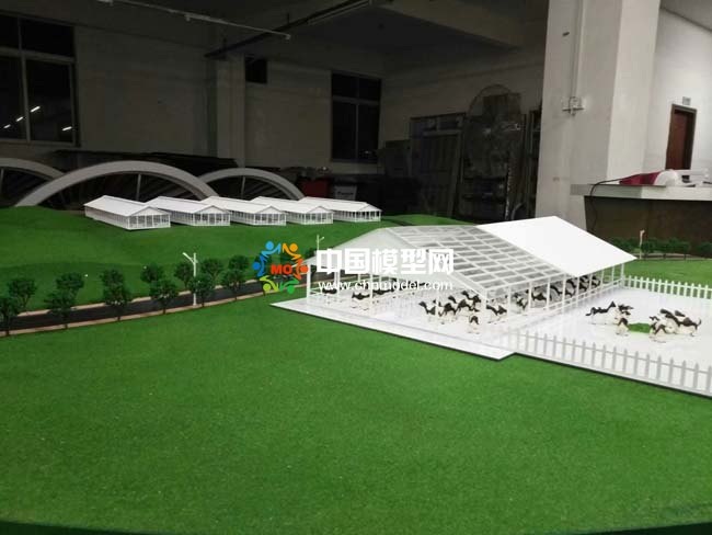 奶牛場(chǎng)沙盤模型