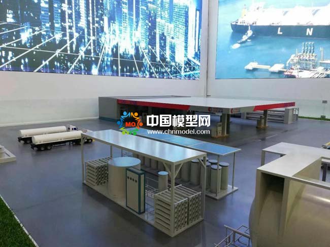 LNG加氣站沙盤(pán)模型
