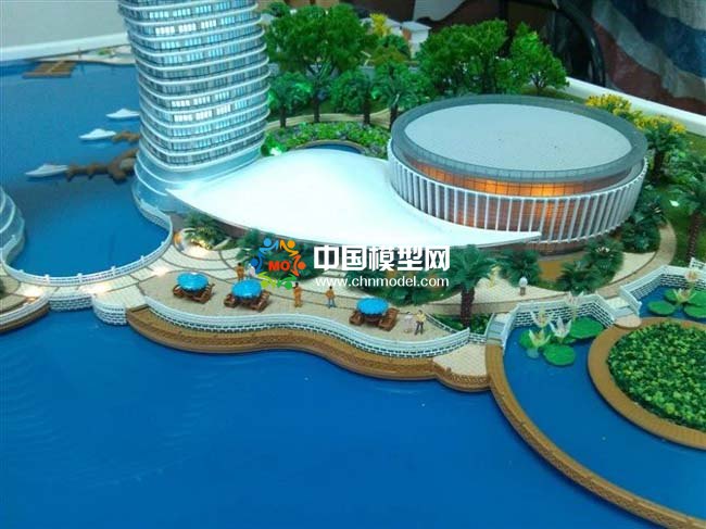 湖州喜來(lái)登溫泉度假酒店沙盤模型