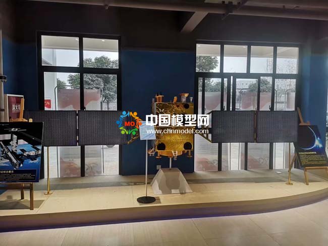 中國(guó)航天空間站核心艙模型，衛(wèi)星火箭模型