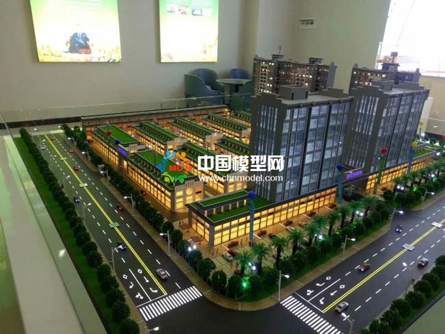 農(nóng)副食品交易中心沙盤模型