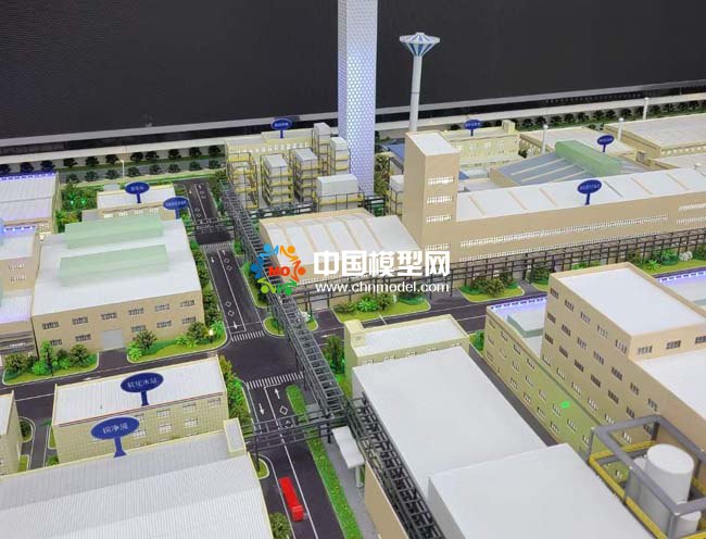 固體廢物處置利用，電解銅項目沙盤模型