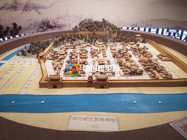 雅安古城沙盤模型