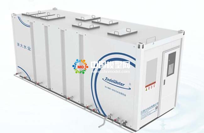 農(nóng)村生活污水處理設(shè)備沙盤(pán)模型，MBBR一體化污水處理設(shè)備沙盤(pán)模型