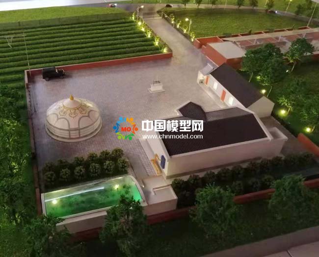 牧民生活沙盤模型，蒙古包模型