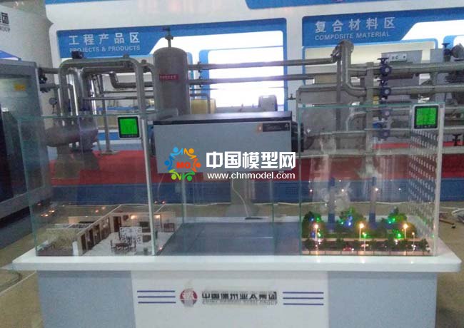 建筑暖通制冷潔凈空調(diào)系統(tǒng)解決方案沙盤模型