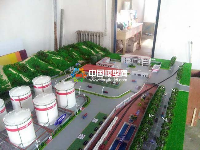 石油存儲(chǔ)智慧油庫(kù)沙盤模型