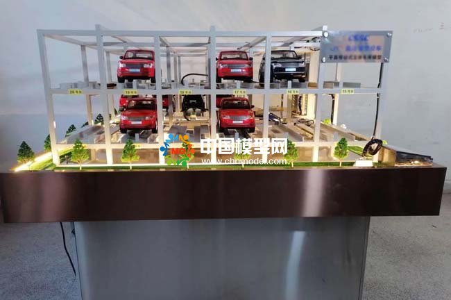 智慧停車立體升降車庫(kù)沙盤(pán)模型
