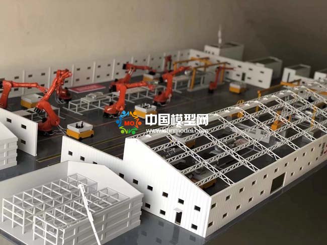 聯(lián)通5G機(jī)器人智慧工廠沙盤(pán)模型