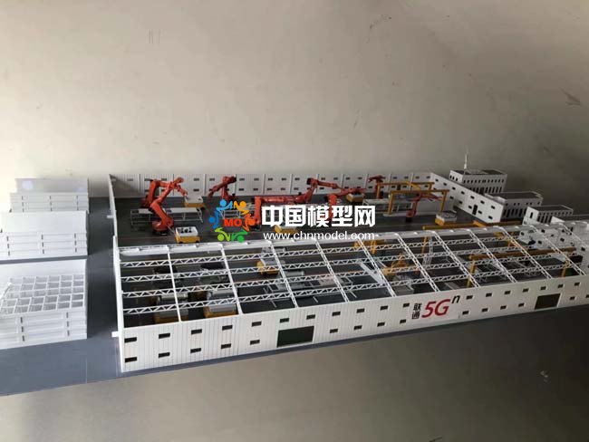 聯(lián)通5G機(jī)器人智慧工廠沙盤(pán)模型