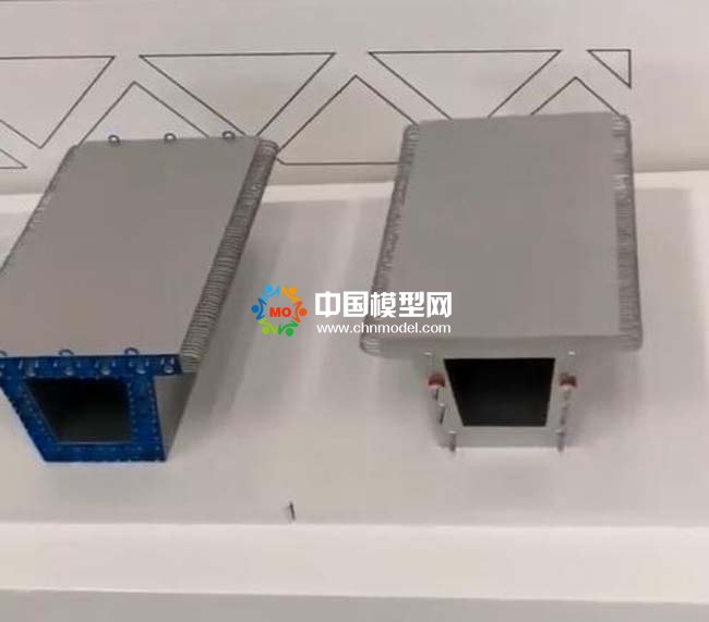 城市高架預(yù)制裝配式橋梁工藝沙盤(pán)模型