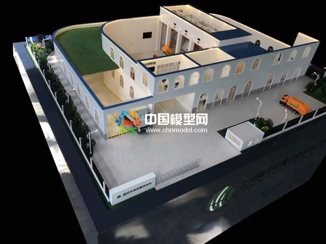 豎式垃圾分類轉(zhuǎn)運站沙盤模型