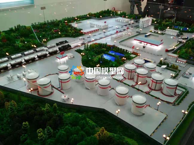 石油庫(kù)沙盤模型