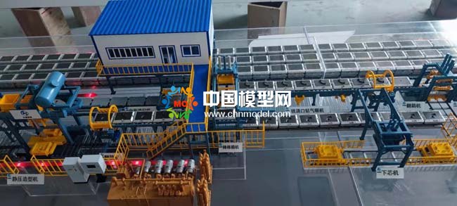 機(jī)械生產(chǎn)線沙盤模型