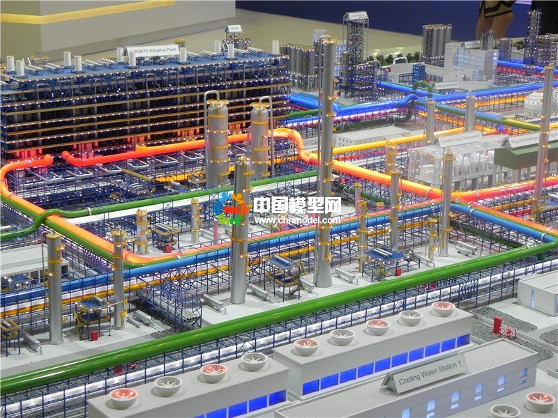 石油化工產(chǎn)業(yè)沙盤模型，石油化工流程模型