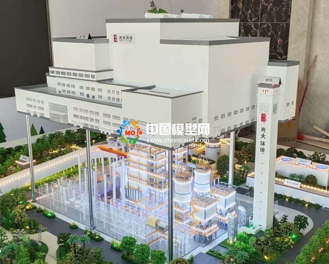 生活垃圾發(fā)電沙盤(pán)模型