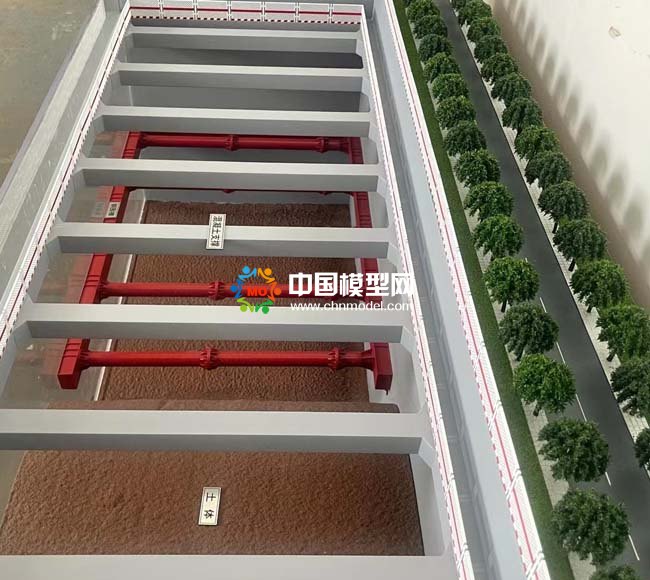 地鐵車站施工工藝沙盤模型