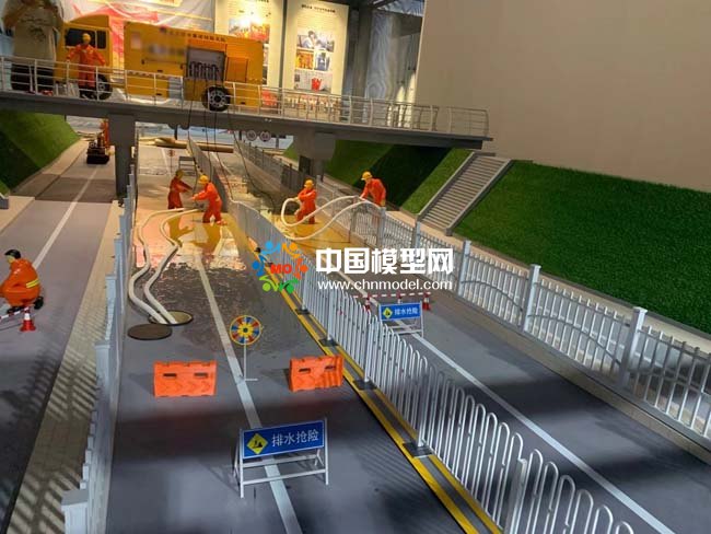 城市防汛應(yīng)急搶險救災(zāi)沙盤模型