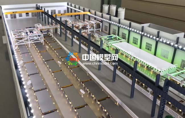 裝配式建筑整體解決方案生產(chǎn)基地沙盤模型