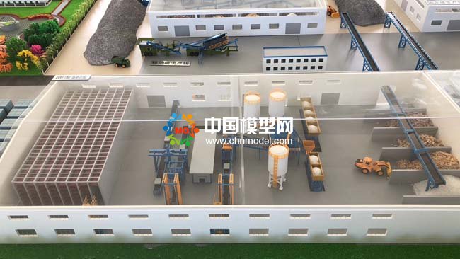 建筑垃圾制磚生產(chǎn)線沙盤模型