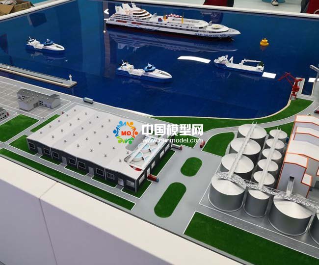 港口碼頭沙盤模型