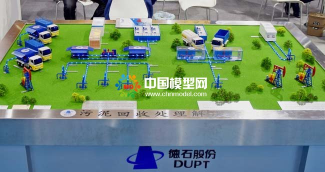 石油化工污泥處理沙盤模型