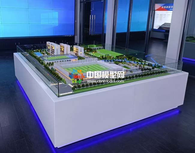 足球訓(xùn)練基地沙盤模型