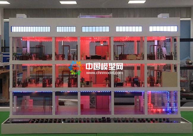 建筑消防聯(lián)動演示沙盤模型