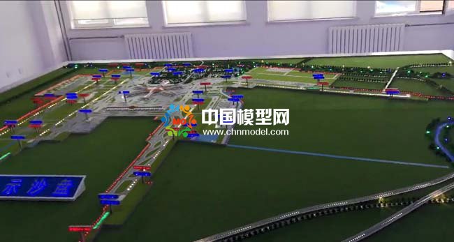 空中交通管理局大興機(jī)場(chǎng)沙盤模型
