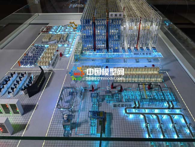 智能立庫(kù)沙盤(pán)模型