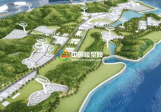 寧?？h強(qiáng)蛟鎮(zhèn)人文旅游規(guī)劃沙盤模型