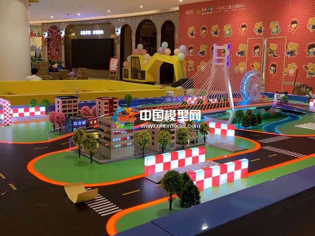 攀爬車設備沙盤模型，兒童游樂設備沙盤模型