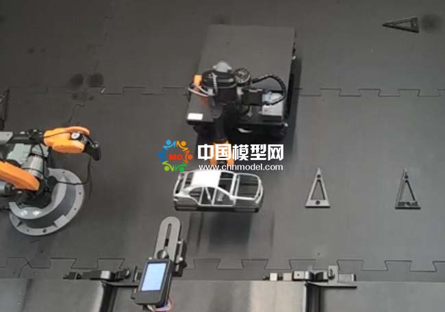 汽車智能制造激光焊接機(jī)器人模型沙盤