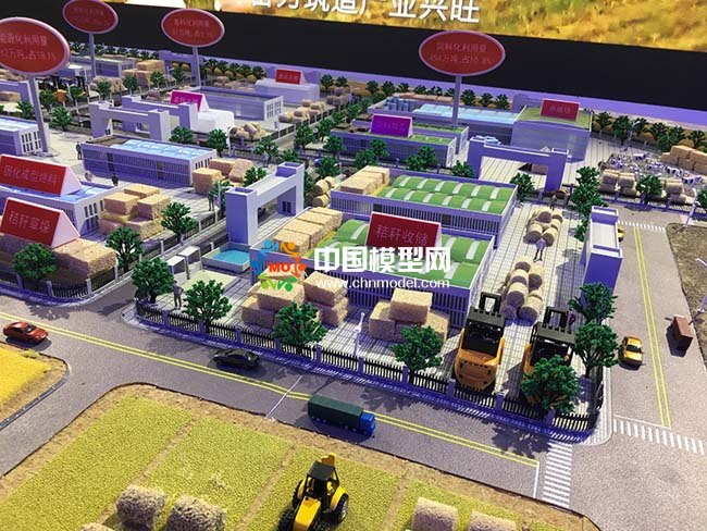 秸稈收儲(chǔ)綜合利用沙盤(pán)模型