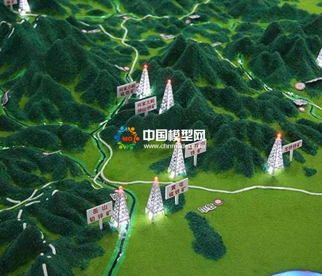 地質(zhì)礦產(chǎn)勘測沙盤模型