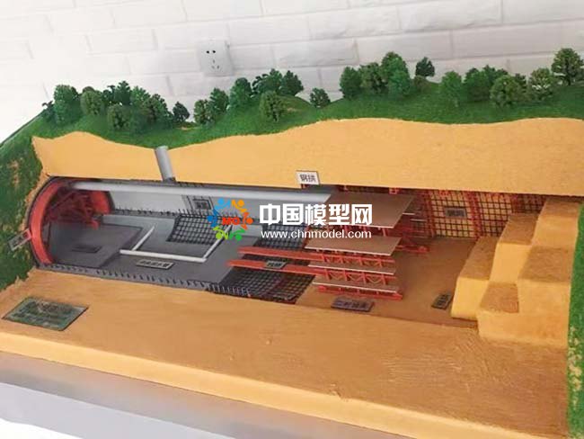 隧道施工場景沙盤模型