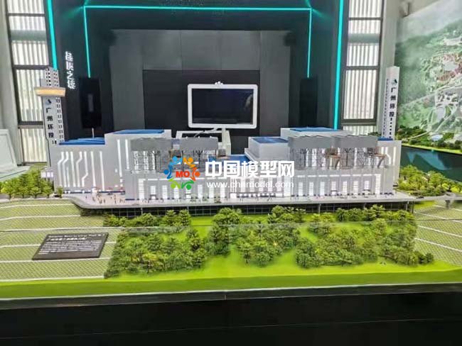 焚燒垃圾熱力電廠沙盤模型