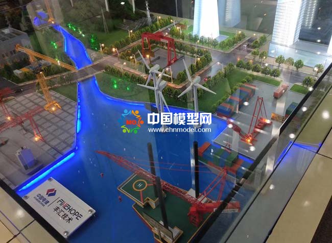 起重機(jī)應(yīng)用場(chǎng)景沙盤(pán)模型