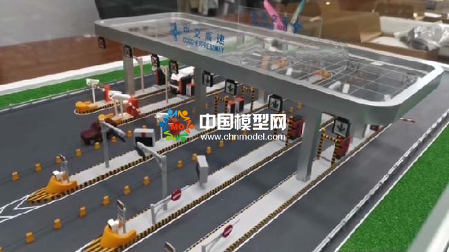高速公路收費(fèi)站沙盤(pán)模型