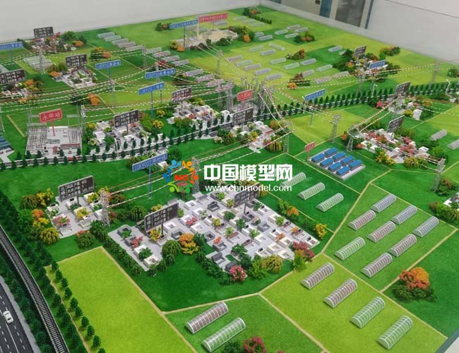 鄉(xiāng)村電網(wǎng)規(guī)劃沙盤模型