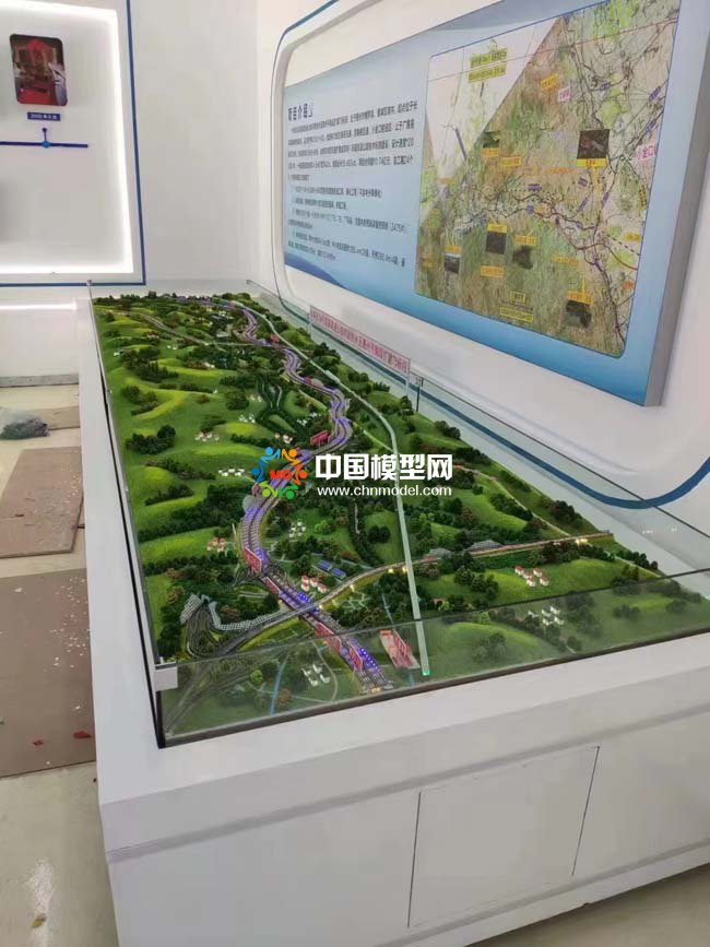 長深高速河惠段改擴建項目T5標沙盤模型