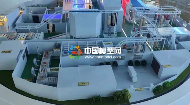 生豬屠宰廠沙盤模型