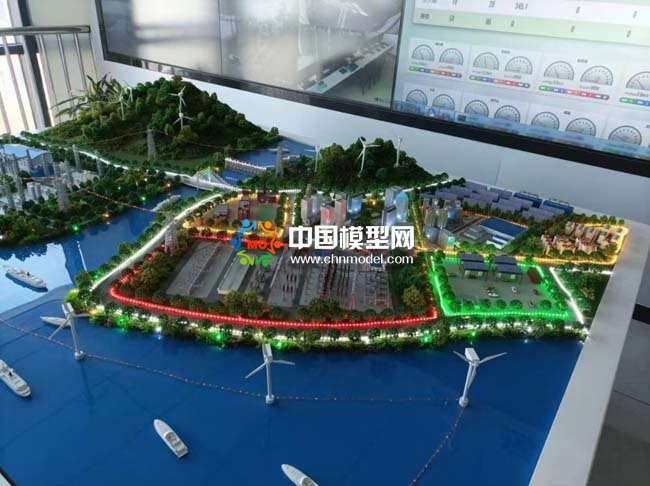 風光資源儲備新能源產(chǎn)業(yè)沙盤模型