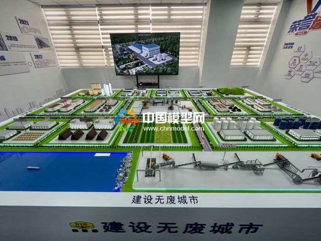 建設(shè)無廢城市沙盤模型