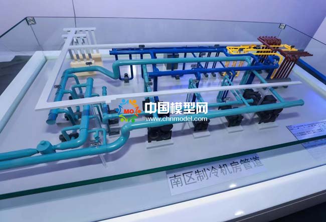 制冷機房管道模型